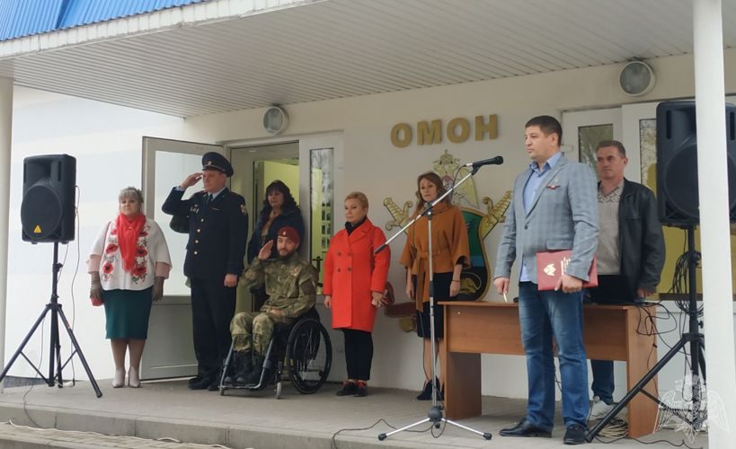 Награждение победителей этапа Всероссийского конкурса творческих работ «Память сильнее времени» состоялось на базе белгородского ОМОН