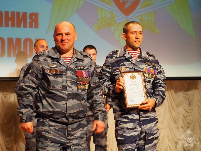 Белгородский ОМОН отметил годовщину образования