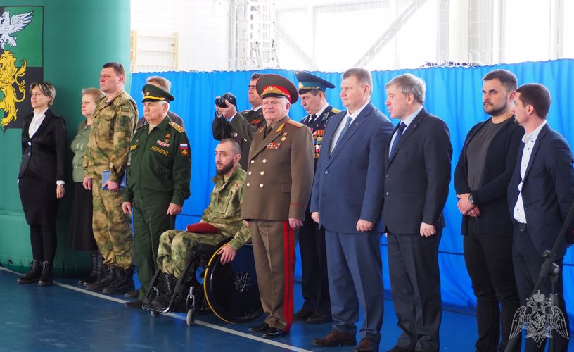 Белгородские росгвардейцы приняли участие в открытии месячника, посвященного 75-ой годовщине Победы в Великой Отечественной войне