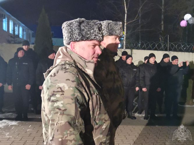 Белгородский ОМОН вернулся из служебной командировки на Северный Кавказ
