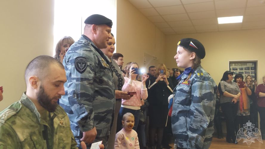 В Белгородской области кадеты Росгвардии приняли присягу