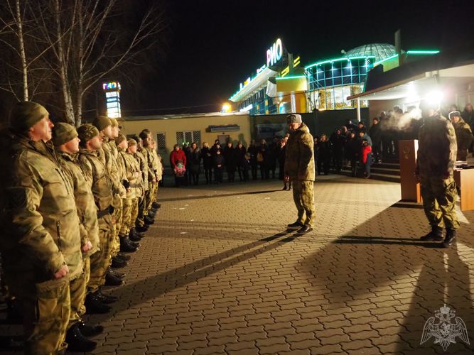 Белгородский ОМОН вернулся из служебной командировки на Северный Кавказ