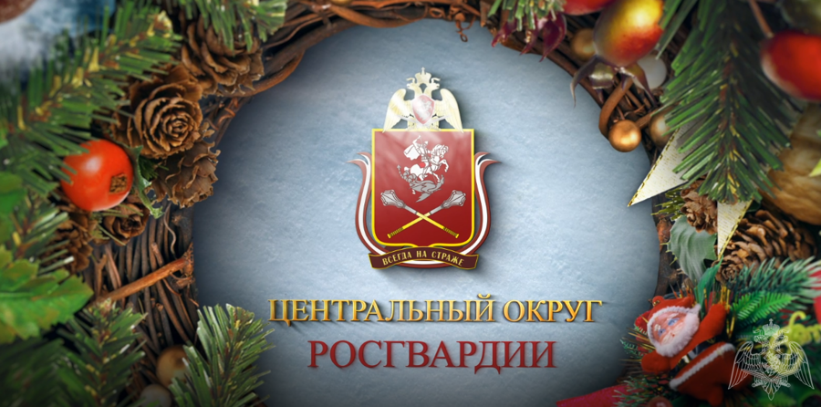 Росгвардейцы Центрального округа дарят россиянам музыкальный «Новогодник»