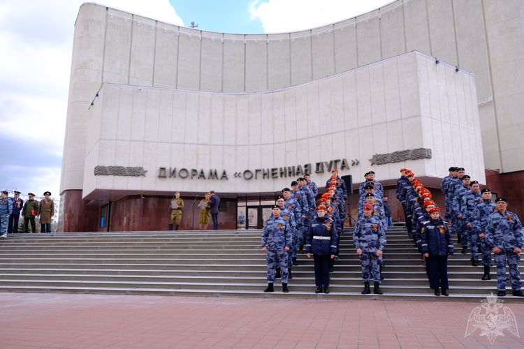 Белгородские росгвардейцы приняли участие во Всероссийской патриотической акции «Георгиевская ленточка»