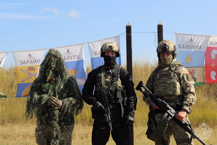 В рамках акции «Каникулы с Росгвардией» прошел полевой выход военно-патриотических клубов Белгородской области