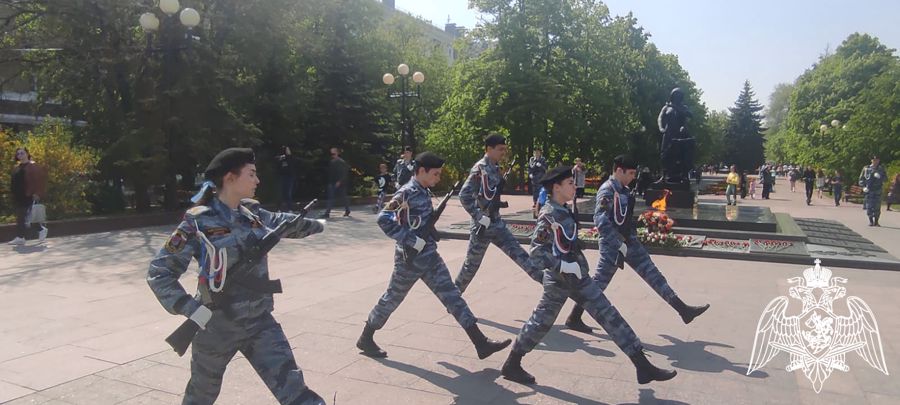 В Белгороде подшефные кадеты ОМОН «Острог» приняли  участие в Вахте Памяти поколений