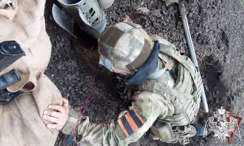 Росгвардейцы ликвидировали боеприпас в частном домовладении в Харьковской области