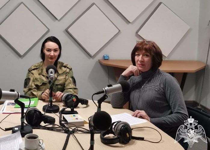 Белгородские росгвардейцы рассказали слушателям радио «России-Белгород» о высших заведениях ведомства