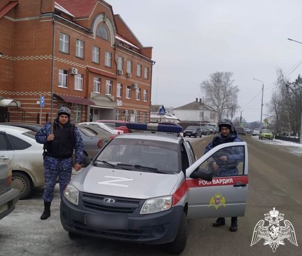 В Белгородской области сотрудниками вневедомственной охраны задержан подозреваемый в нанесении побоев мужчине