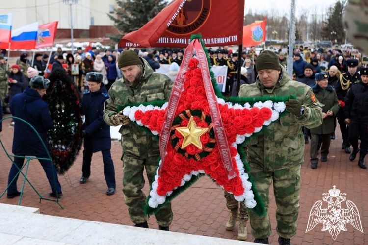 В Белгороде росгвардейцы приняли участие в памятных мероприятиях, посвященных 34 годовщине вывода советских войск из Афганистана