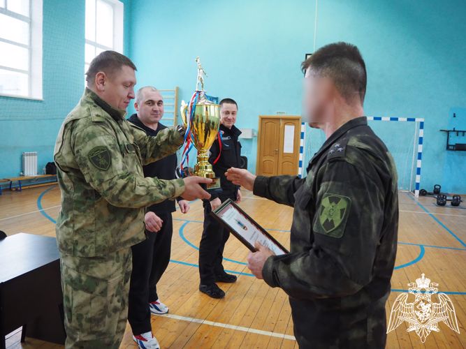 В Управлении Росгвардии по Белгородской области состоялся чемпионат по гиревому спорту