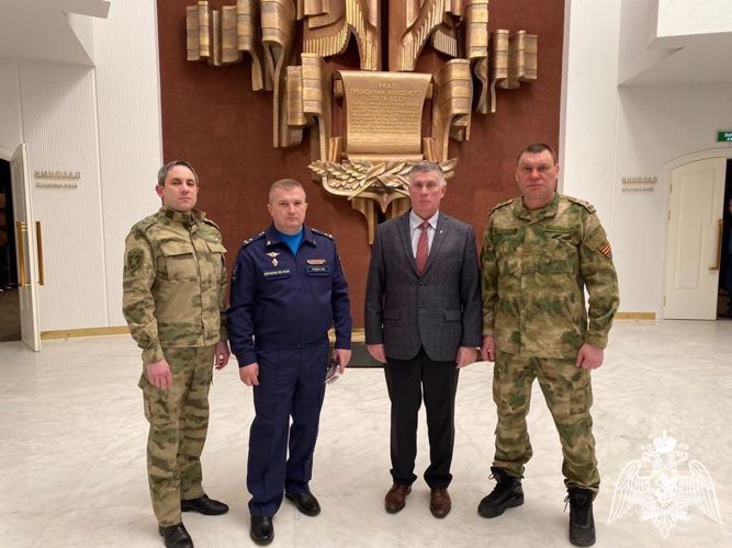 Белгородские росгвардейцы приняли участие в круглом столе, посвящённом участию войск НКВД в Курской битве