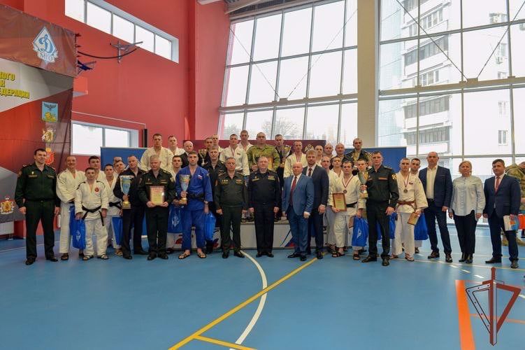 Команда регионального управления Росгвардии стала золотым призером Чемпионата Центрального округа по дзюдо