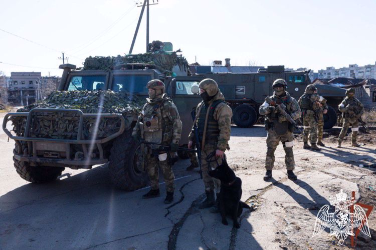 Росгвардейцы разминировали дорогу и ликвидировали схрон с боеприпасами в ДНР 