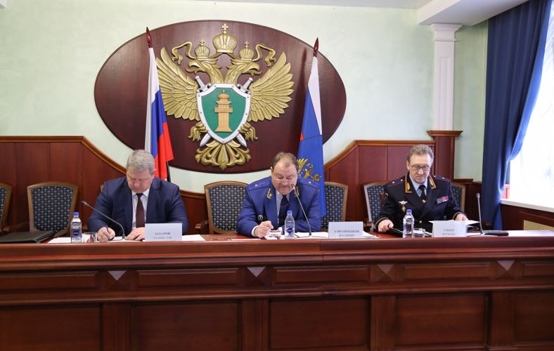 Начальник Управления Росгвардии по Белгородской области принял участие в координационном совещании руководителей правоохранительных органов области