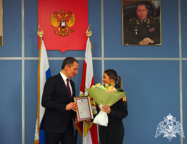 Губернатор Белгородской области Вячеслав Гладков поздравил росгвардейцев с профессиональным праздником