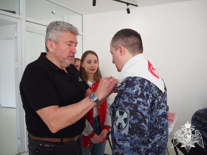Росгвардейцы поддержали донорскую акцию «Белгород. Свои всегда рядом!»