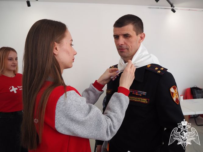 Росгвардейцы поддержали донорскую акцию «Белгород. Свои всегда рядом!»