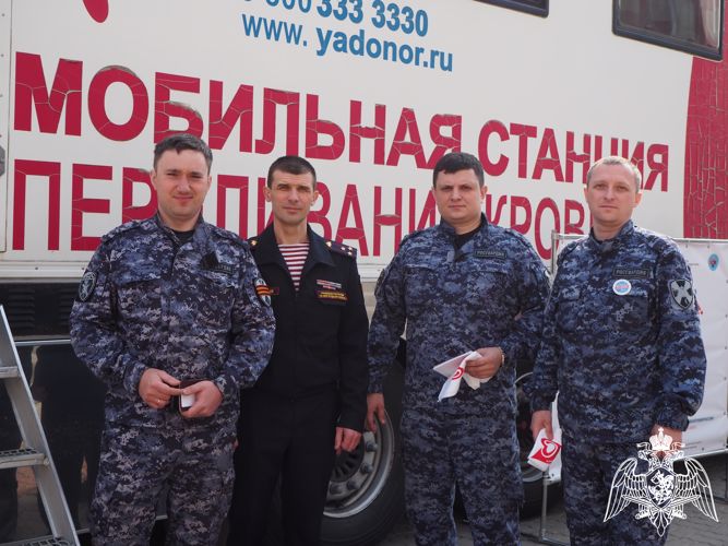 Росгвардейцы поддержали донорскую акцию «Белгород. Свои всегда рядом!»
