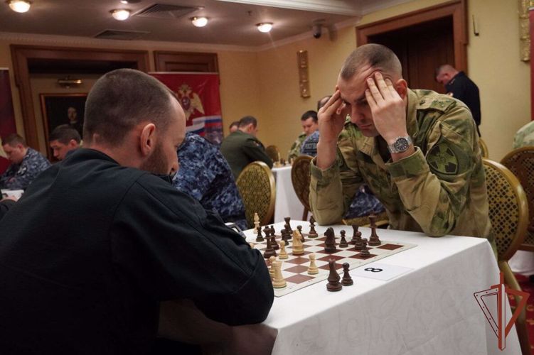 Команда белгородских росгвардейцев стала бронзовым призером чемпионата по шахматам Центрального округа Росгвардии