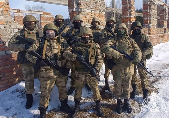 Росгвардейцы – участники спецоперации записали видеопоздравление к 8 марта