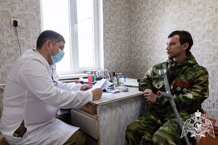 Накануне Дня медицинской службы Росгвардии врачи ведомства открыли пункты неотложной помощи в районе СВО