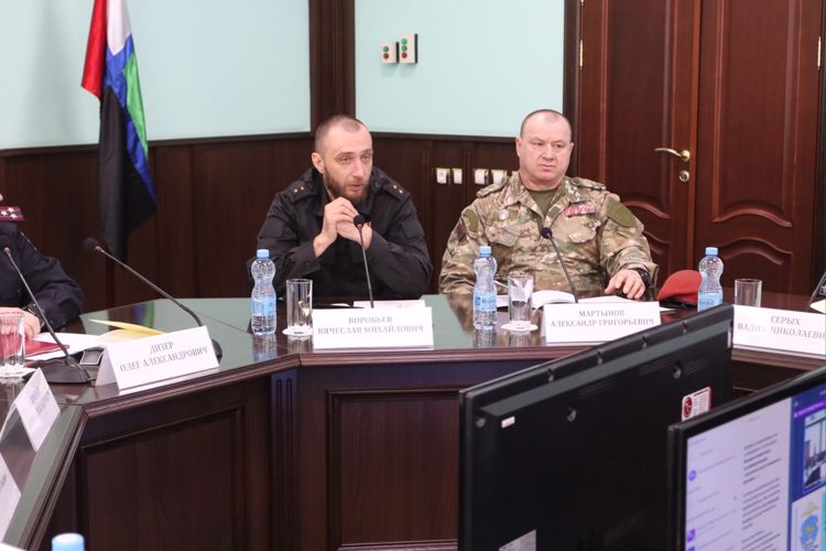 Белгородские росгвардейцы приняли участие в круглом столе с представителями силовых структур региона