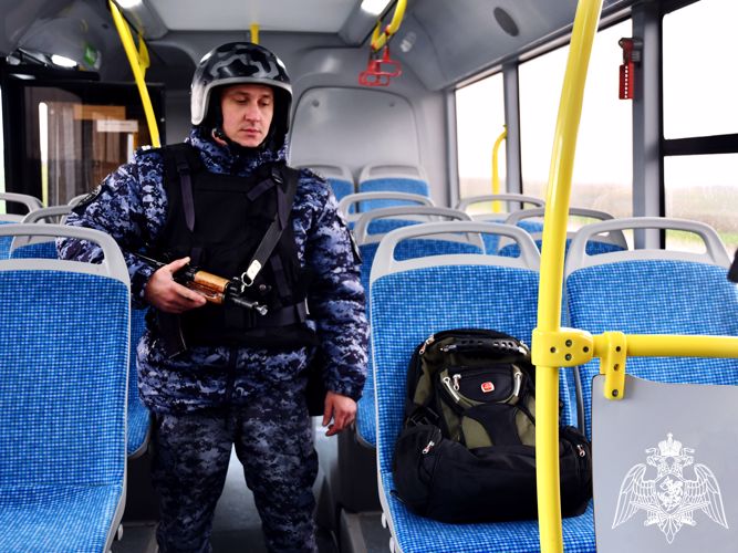 Росгвардия взяла под охрану общественный транспорт города Белгорода