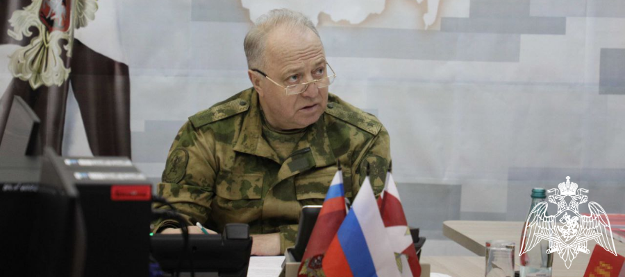 Генерал-полковник Виктор Стригунов проверил организацию службы подразделений Росгвардии в ДНР