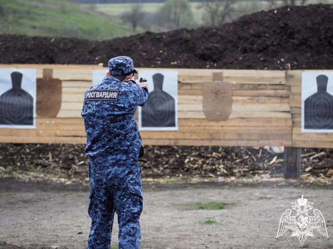 В Белгороде состоялся чемпионат Росгвардии по стрельбе из боевого ручного стрелкового оружия