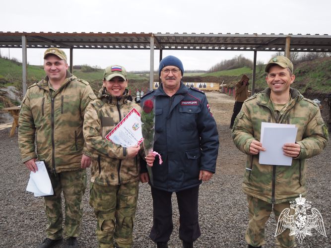 В Белгороде состоялся чемпионат Росгвардии по стрельбе из боевого ручного стрелкового оружия