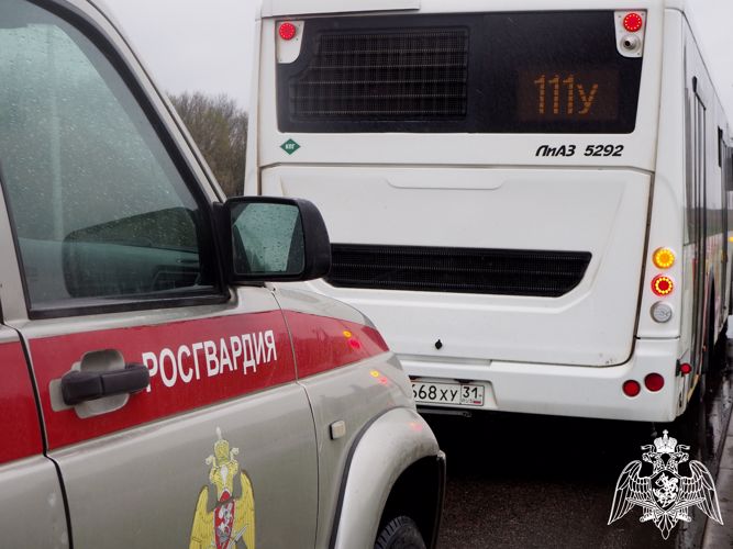 Росгвардия взяла под охрану общественный транспорт города Белгорода