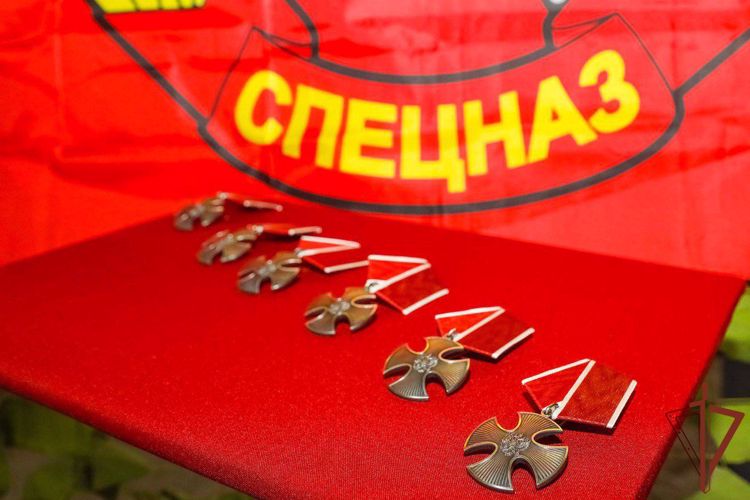 Командующий группировкой вручил награды росгвардейцам в ЛНР