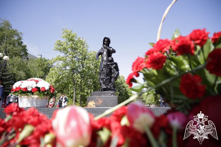 Начальник регионального Управления Росгвардии принял участие в торжественных мероприятиях в честь 78 годовщины Дня Победы прошедших в Белгороде