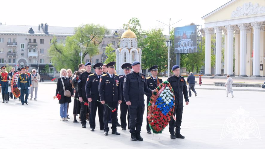 Руководство Управления Росгвардии по Белгородской области приняло участие в акции «Волна памяти»
