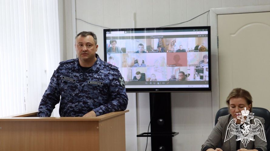 Представители Росгвардии приняли участие в заседании районной межведомственной комиссии по профилактике правонарушений в Чернянском районе