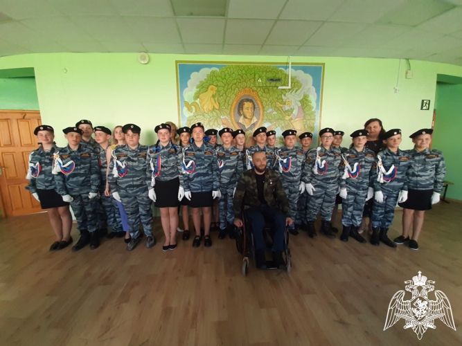 Белгородские росгвардейцы приняли присягу у подшефных учащихся кадетских классов