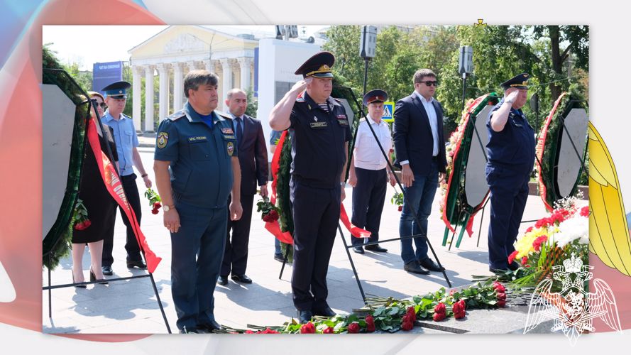 Начальник  Управления Росгвардии по Белгородской области принял участие в памятных мероприятиях, посвященных  82-й годовщине начала Великой Отечественной войны