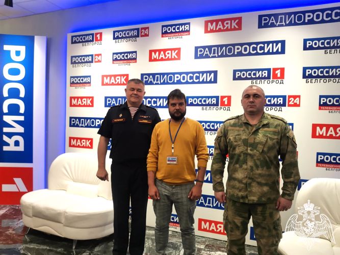 Офицеры  Росгвардии стали гостями  программы «Спортивный экспресс» в эфире радио «России-Белгород»