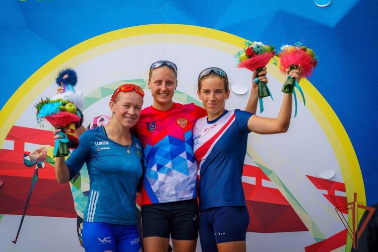 Спортсменка из Росгвардии победила на чемпионате России по лыжероллерам в Ханты-Мансийске
