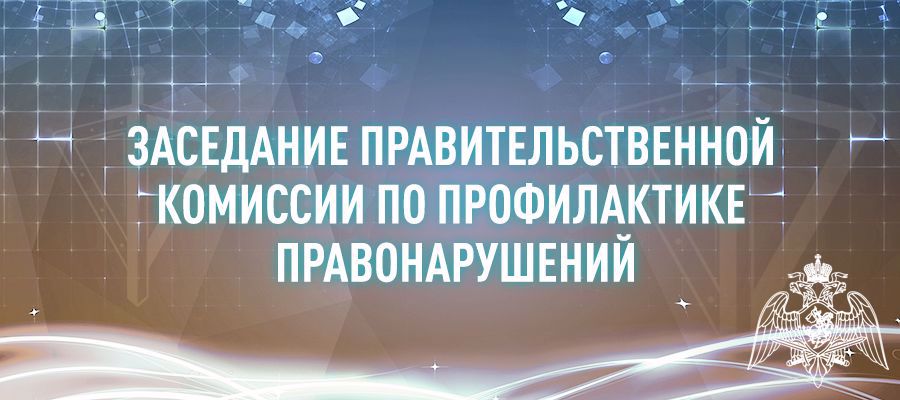 Генерал-полковник полиции Сергей Лебедев принял участие в заседание Правительственной комиссии по профилактике правонарушений