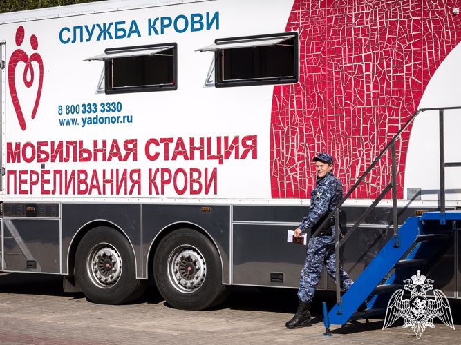 Росгвардейцы поддержали Всероссийскую донорскую акцию «Код донора. Наставничество»