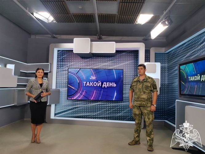 Офицер Росгвардии в эфире регионального телеканала рассказал о наборе на военную службу в ведомство по контракту