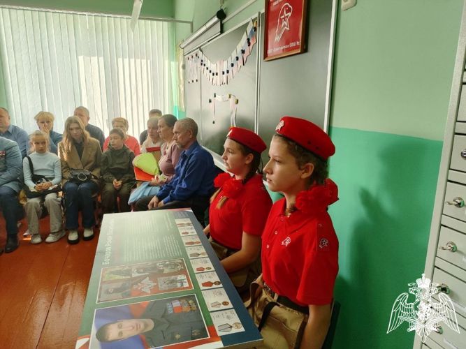 В Белгородской области открыли «Парту Героя» памяти ветерана Росгвардии