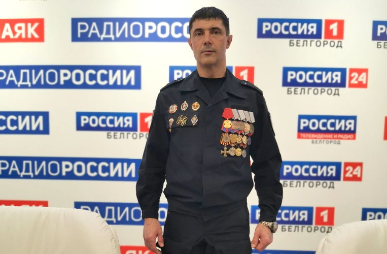 Ветеран СОБР «Белогор» Росгвардии Вадим Тарасенко стал гостем радио "России Белгород"