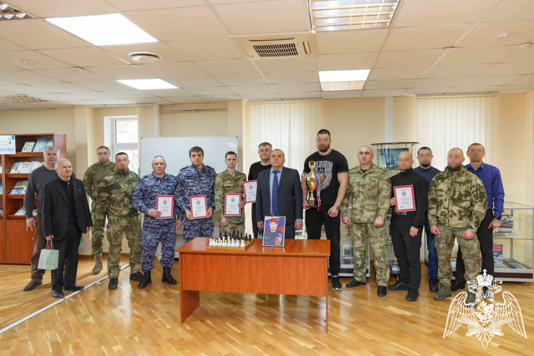 Чемпионат по шахматам среди росгвардейцев состоялся в Белгороде