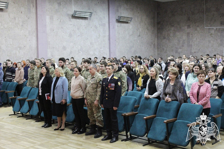 Представители Управления Росгвардии по Белгородской области приняли участие в  открытии  Центр развития военно-спортивной подготовки и патриотического воспитания молодежи