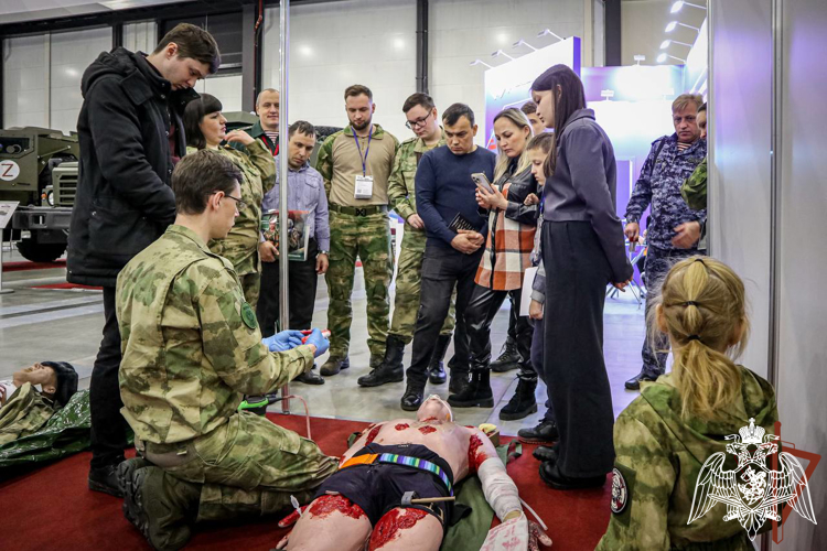 Росгвардия провела мастер-классы по тактической медицине на выставке «Экспотехностраж»