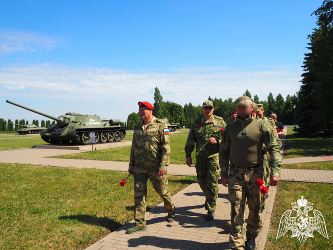 Росгвардейцы приняли участие во Всероссийской патриотической акции «Марш специального назначения» в Белгородской области
