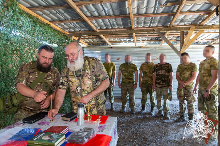 Представители Русской Православной Церкви посетили подразделения Росгвардии в зоне СВО 
